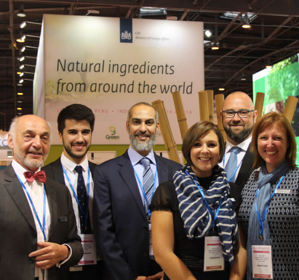 Botanica Natural Products team at in-cosmetics